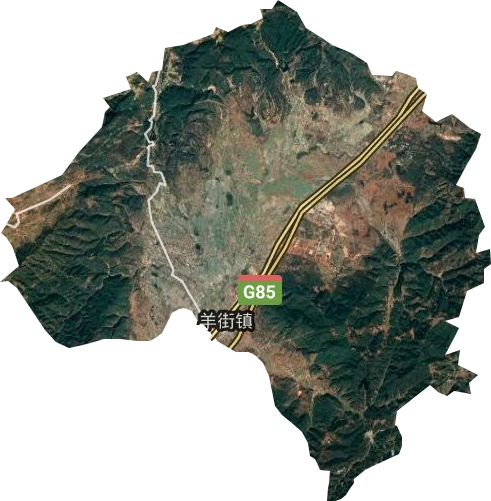 羊街鎮(zhèn)衛(wèi)星圖