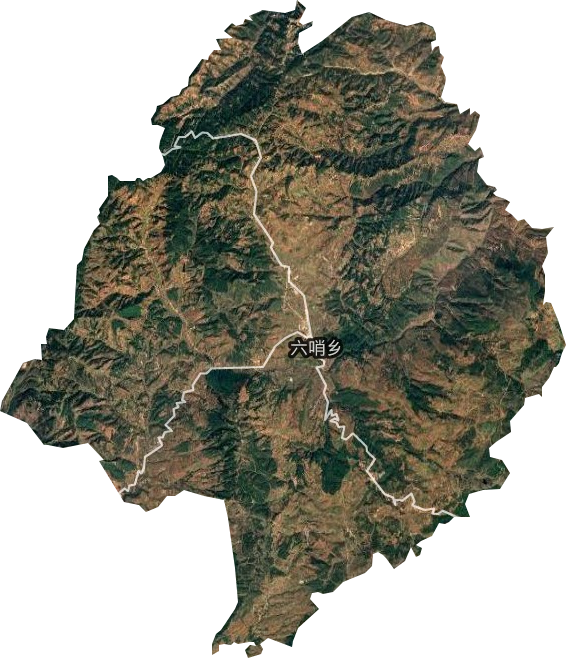 六哨鄉衛星圖