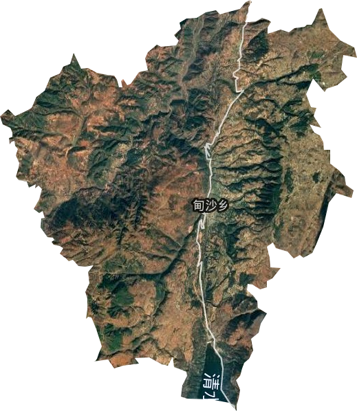甸沙鄉衛星圖