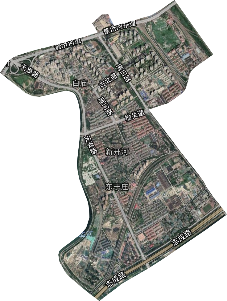 新開河街道衛(wèi)星圖