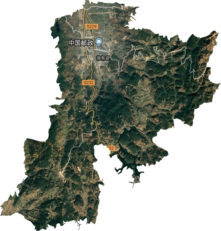 甸陽鎮衛星圖