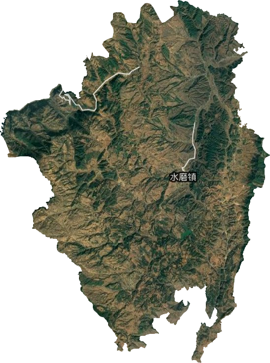 水磨鎮衛星圖