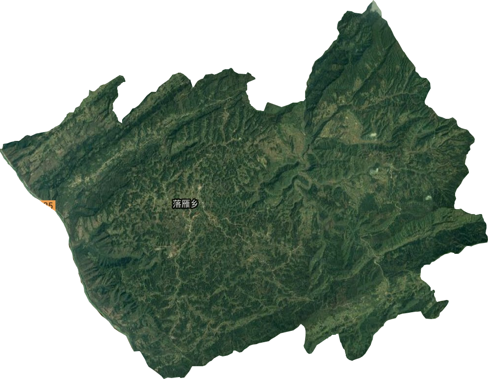落雁鄉(xiāng)衛(wèi)星圖