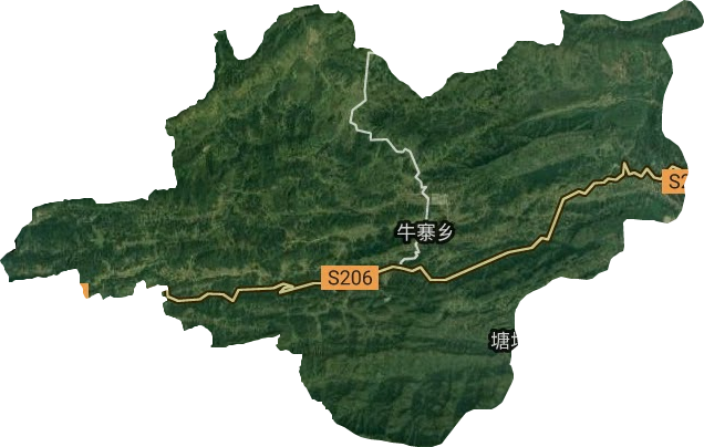 牛寨鄉衛星圖