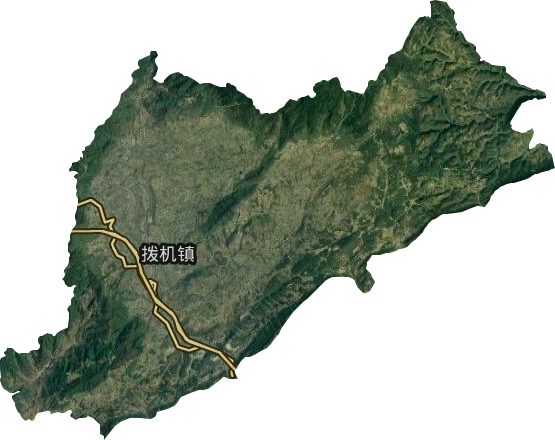 潑機鎮衛星圖