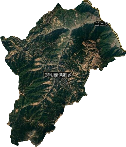 黎明傈僳族鄉衛星圖