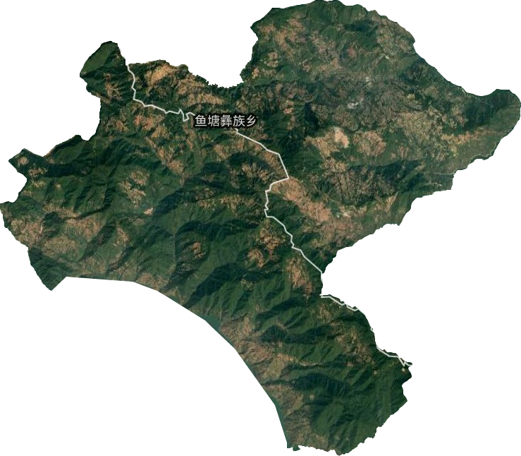 魚塘鎮衛星圖