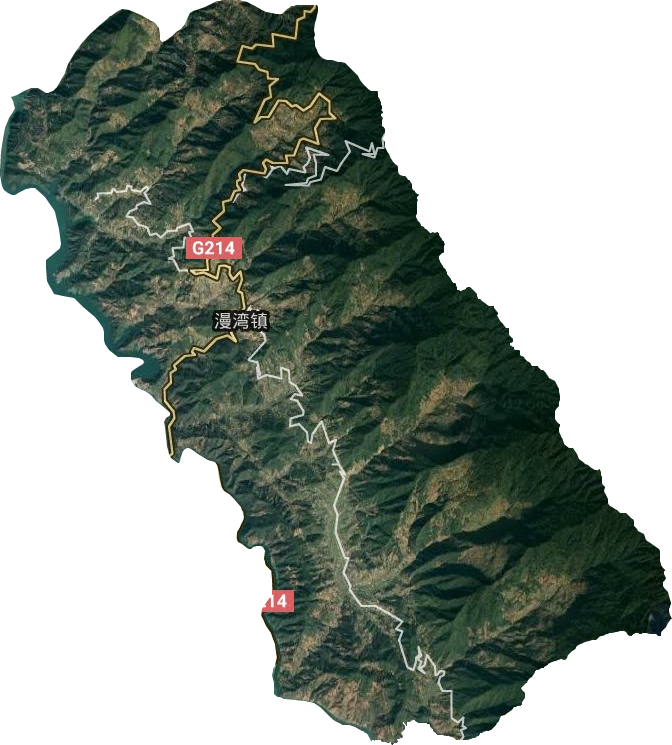 漫灣鎮衛星圖