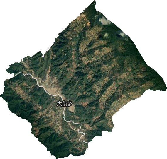 大街鎮(zhèn)衛(wèi)星圖