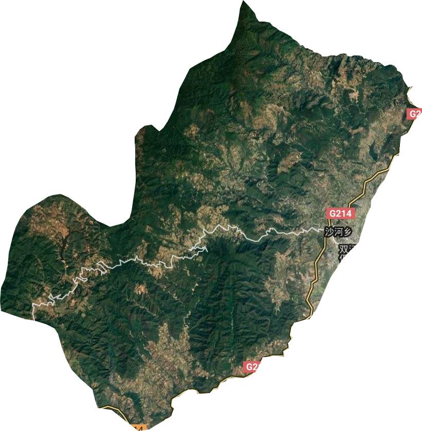 沙河鄉衛星圖