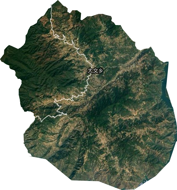 大文鄉衛星圖