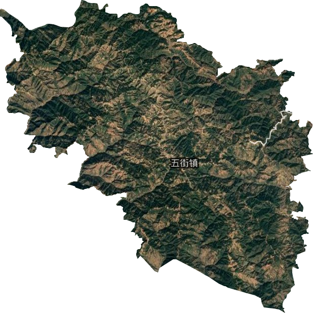 五街鎮衛星圖