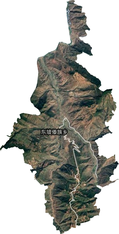 東坡傣族自治鄉衛星圖