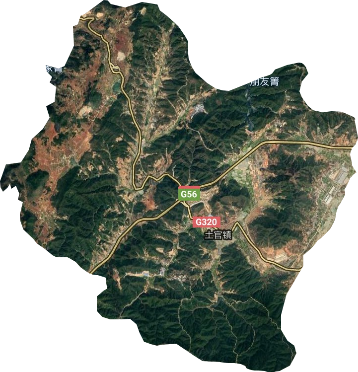 土官鎮(zhèn)衛(wèi)星圖