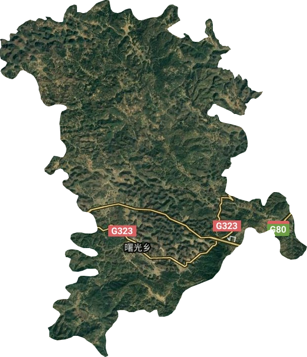 曙光鄉衛星圖