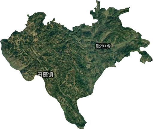 田蓬鎮(zhèn)衛(wèi)星圖