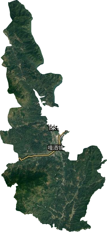 嘎灑鎮(zhèn)衛(wèi)星圖