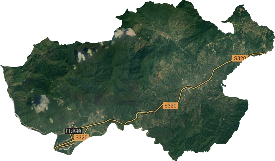 打洛鎮衛星圖