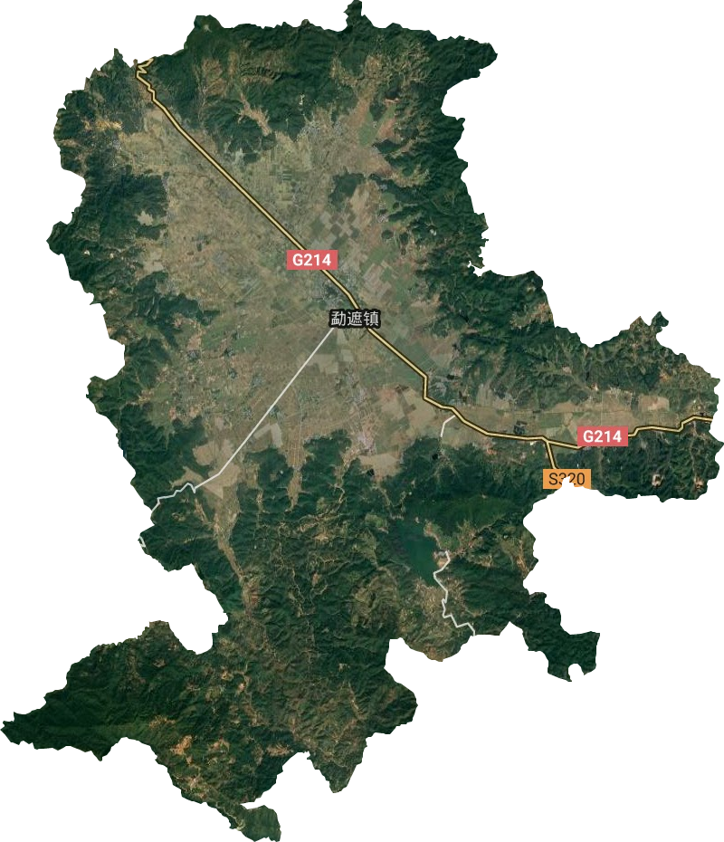 勐遮鎮衛星圖