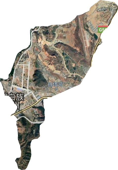 大理創新工業園區滿江辦事處衛星圖