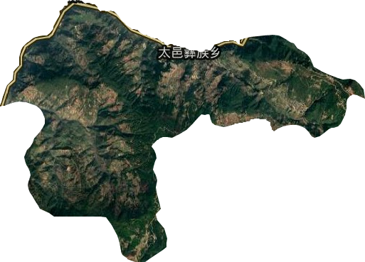 太邑彝族鄉衛星圖