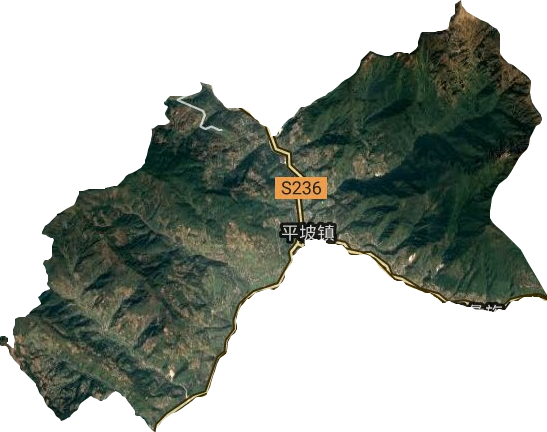 平坡鎮(zhèn)衛(wèi)星圖