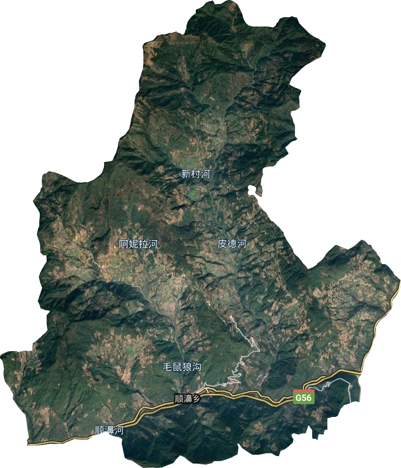順濞鄉衛星圖