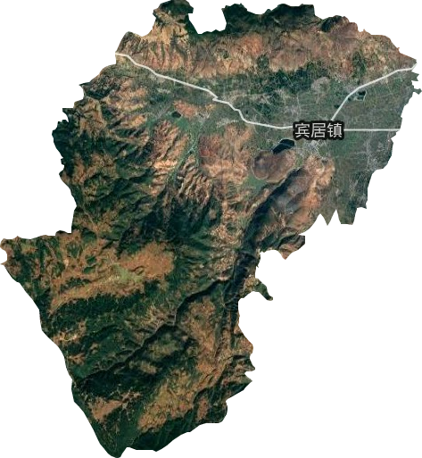 賓居鎮衛星圖