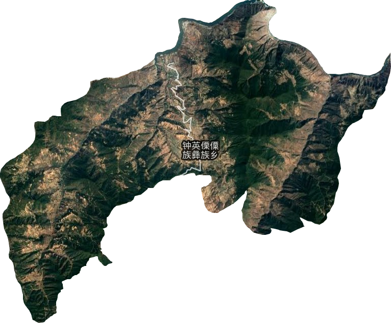 鐘英傈僳族彝族鄉衛星圖