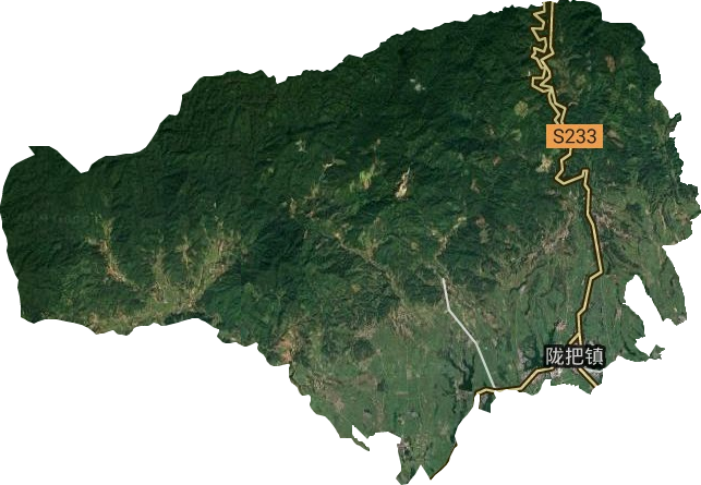 隴把鎮衛星圖