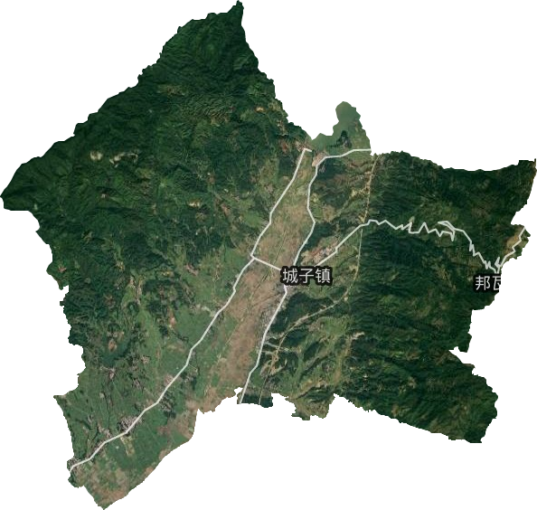 城子鎮(zhèn)衛(wèi)星圖