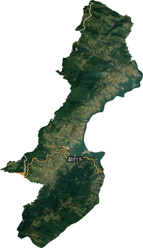 勐約鄉衛星圖