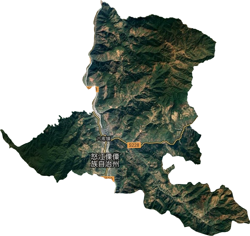六庫鎮(zhèn)衛(wèi)星圖