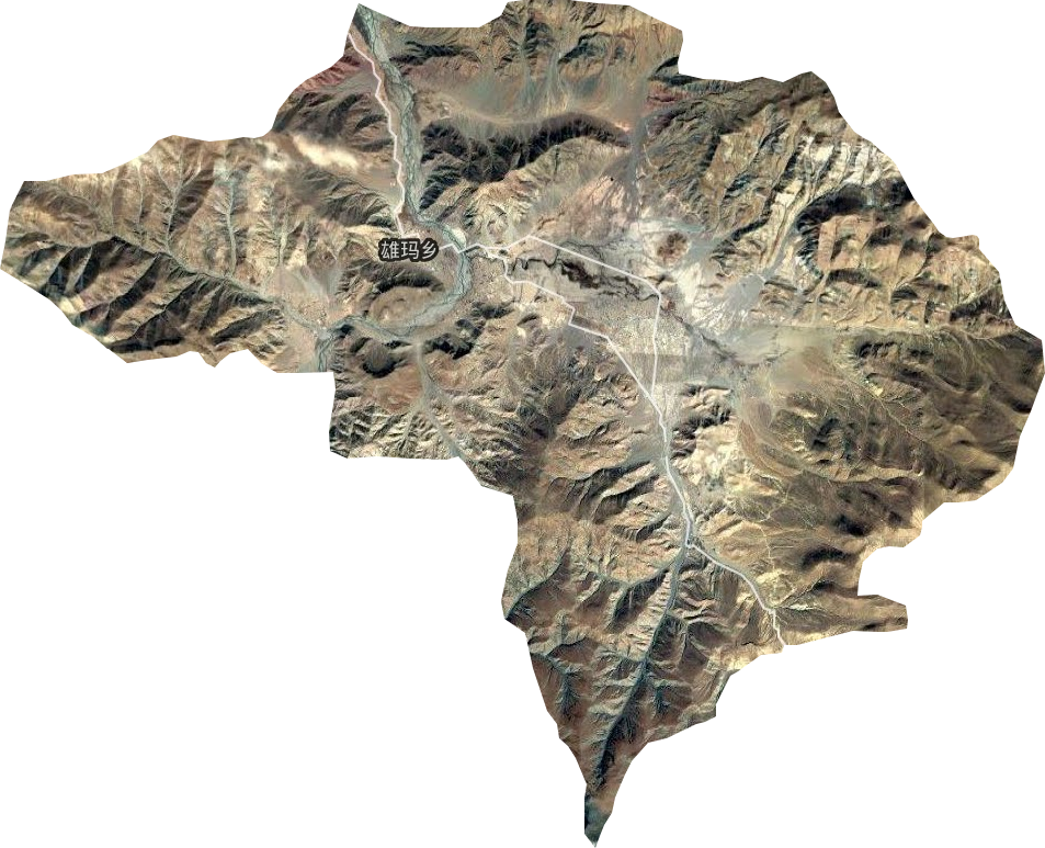 雄瑪鄉衛星圖