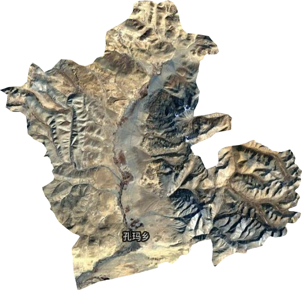 孔瑪鄉衛星圖