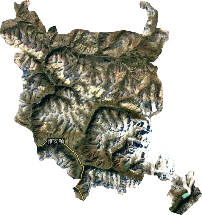 雅安鎮衛星圖