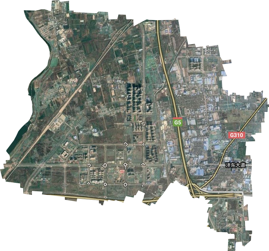 王寺街道衛星圖