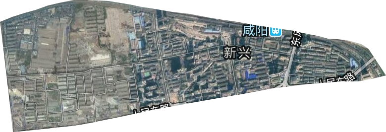 新興街道衛星圖