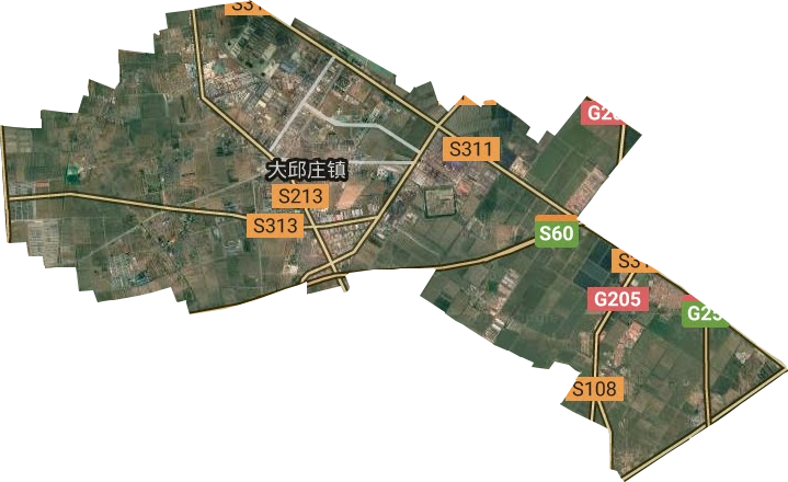 大邱莊鎮衛星圖