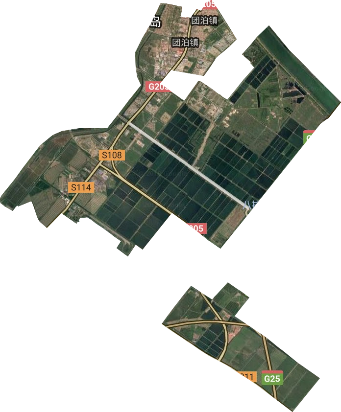 團泊鎮衛星圖