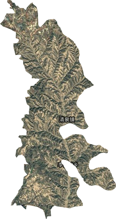 清泉鎮(zhèn)衛(wèi)星圖