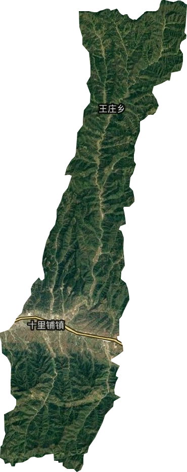 十里鋪鄉衛星圖
