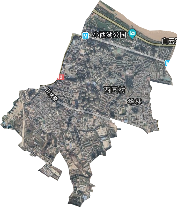 西園街道衛星圖