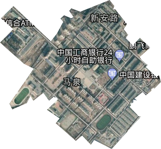 新安路街道衛星圖
