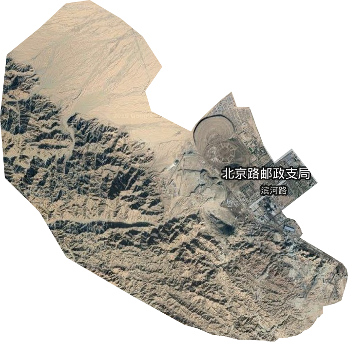 濱河路街道衛星圖