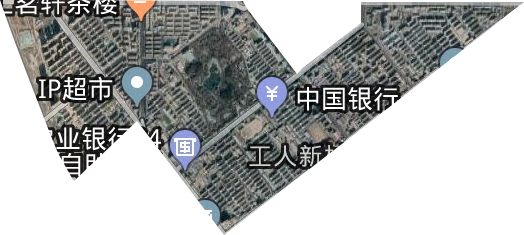 金川路街道衛星圖
