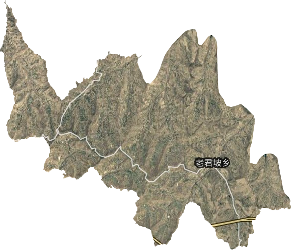 老君坡鄉衛星圖