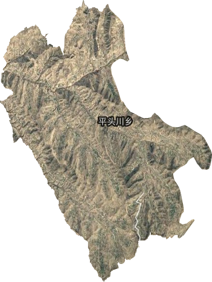 平頭川鄉衛星圖