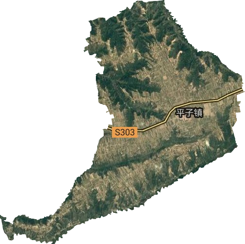 平子鎮衛星圖