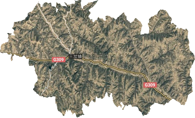 三岔鎮衛星圖